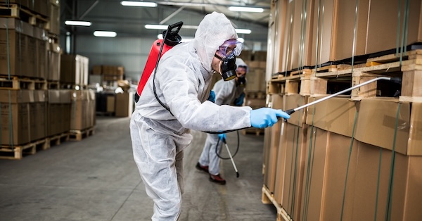 Commercial warehouse pest control